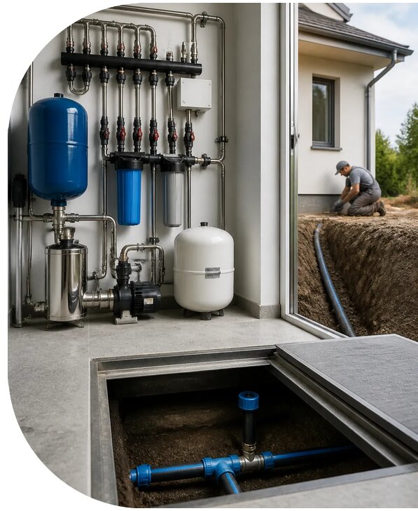 Водоснабжение дома под ключ в Одинцове от 258900 р. | АПаруса-Днц