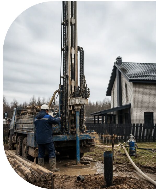 Бурение скважин на воду под ключ в Одинцове от 124272 р. | АПаруса-Днц